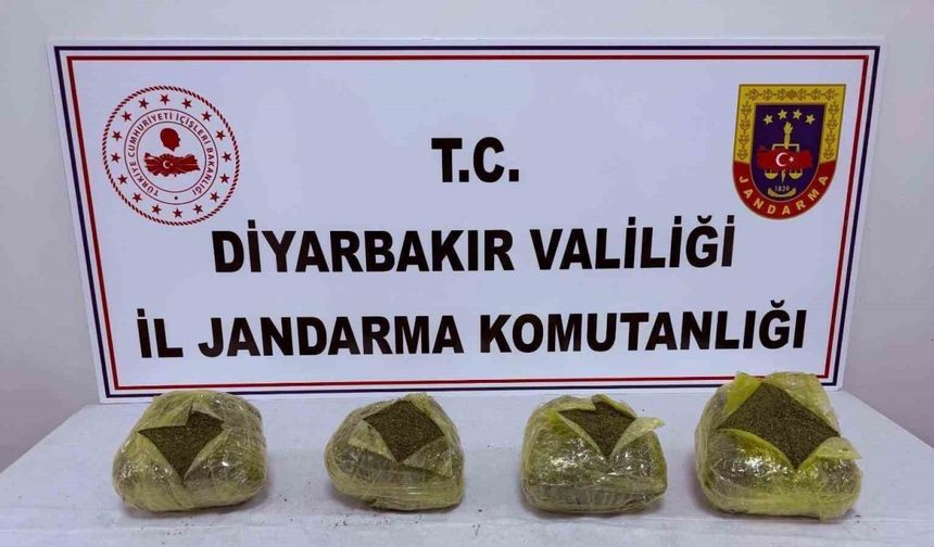Diyarbakır’da uyuşturucu operasyonu: 38 kilo esrar ele geçirildi