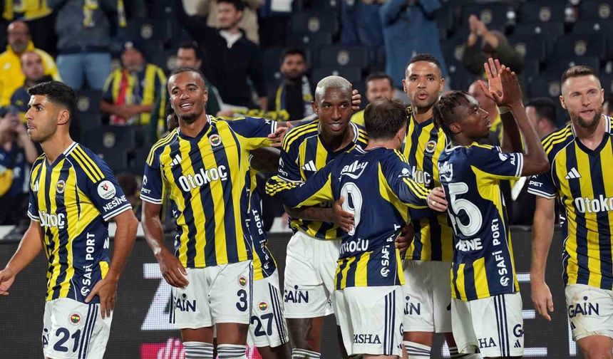 Fenerbahçe'de ilk yarı istatistikleri