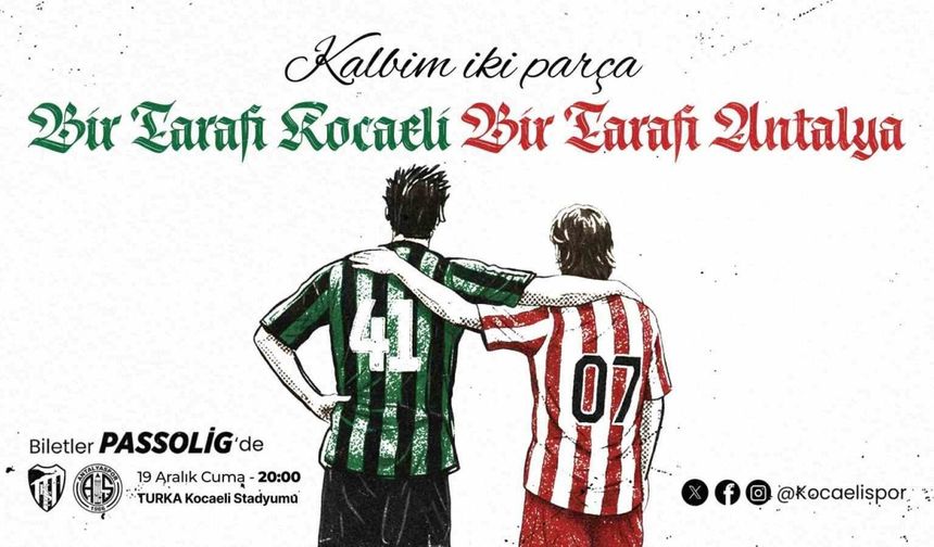 Kocaelispor, Süper Lig’de Antalyaspor’u konuk edecek