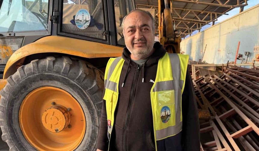 Tokat Belediye operatöründen minik operatöre jest