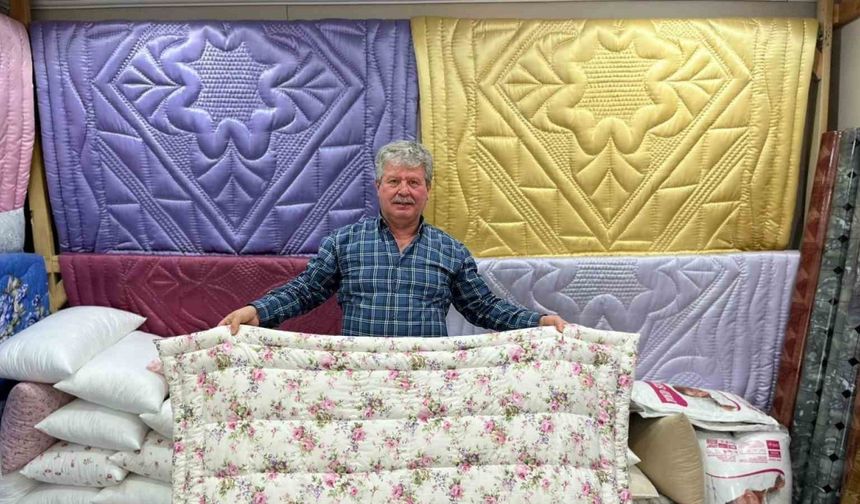 Yarım asırlık yorgancı: Kimse çocuğunu yorgancıya çırak olarak vermiyor