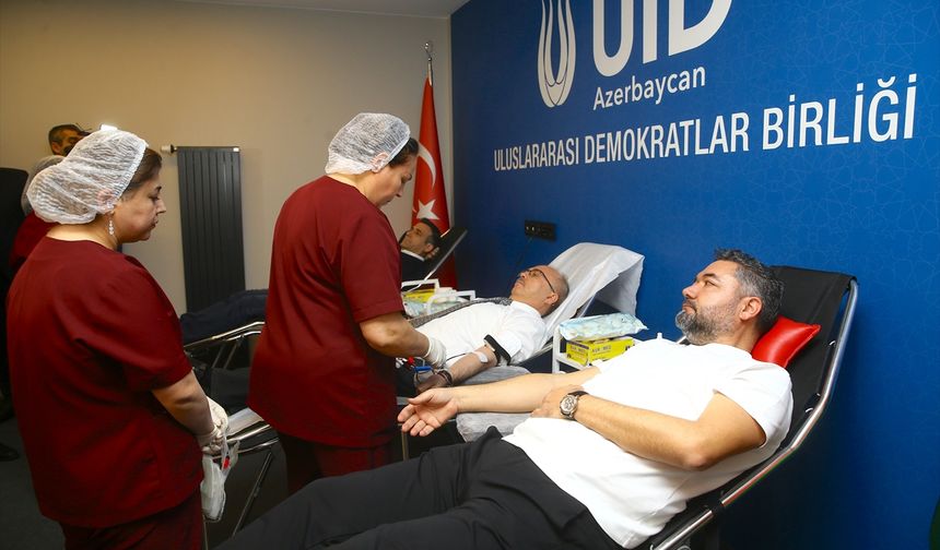 Azerbaycan'da 20 Ocak Katliamı kurbanları anısına kan bağışı kampanyası yapıldı
