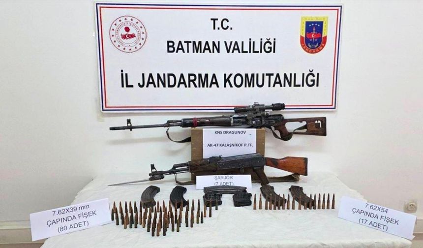 Batman'da silah kaçakçılığı operasyonunda yakalanan şüpheli tutuklandı