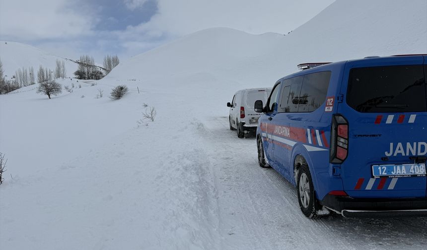 Bingöl'de Karlıova-Yedisu kara yolu çığ nedeniyle ulaşıma kapandı