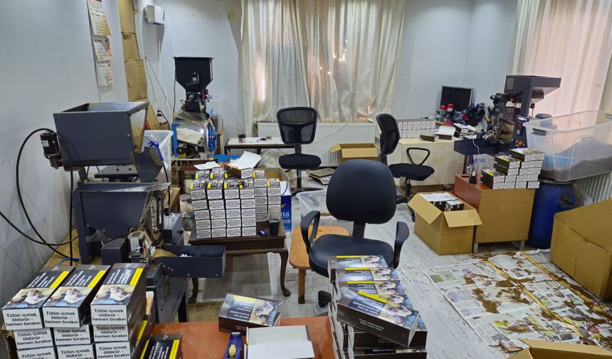 Edirne'de 1 milyon 150 bin kaçak makaron ele geçirildi