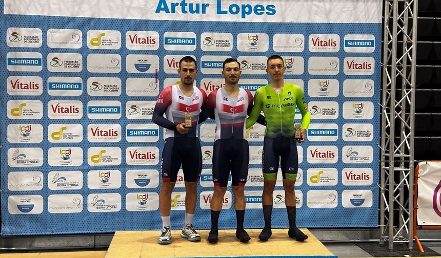 Milli bisikletçiler, Portekiz'de kürsüyü paylaştı