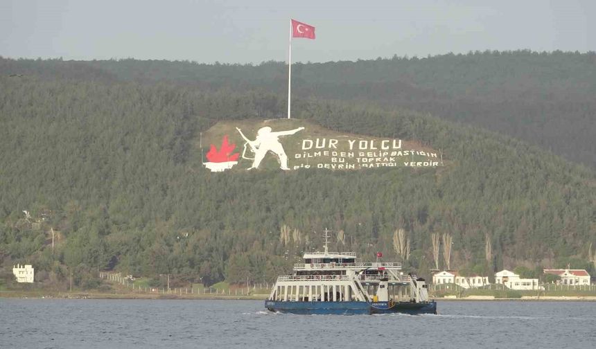 Bozcaada'ya bugün yapılacak tüm feribot seferleri iptal edildi