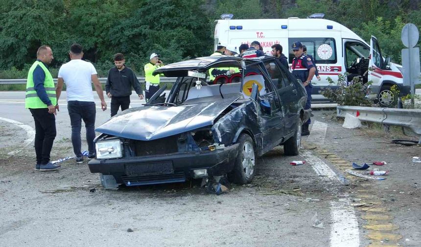 Giresun'da geçen yıl trafik kazalarında 40 kişi hayatını kaybetti
