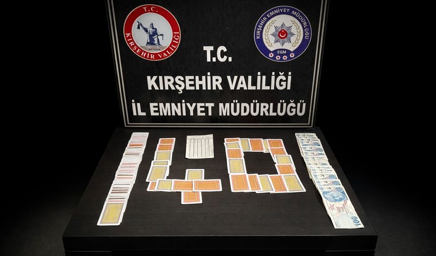 Kahvehanede kumar oynayanlar yakalandı