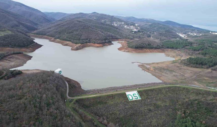 Yalova'nın içme suyu barajında doluluk oranı yüzde 30'a çıktı