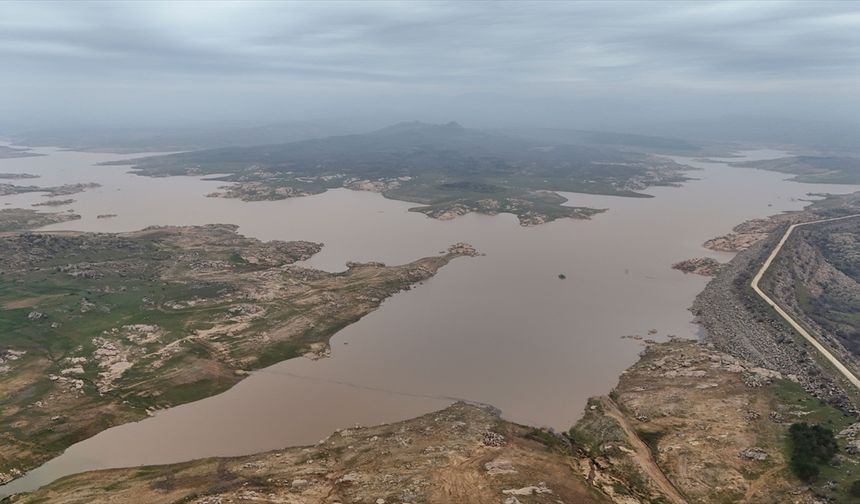 Kırklareli'nde kritik su seviyesindeki Kayalıköy Barajı'nın doluluk oranı yağışlarla arttı