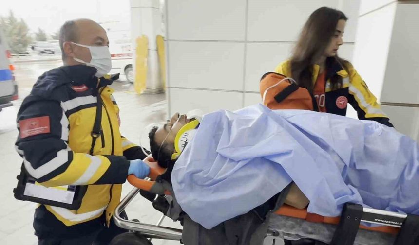 Asansör boşluğuna düşen inşaat işçisi ağır yaralandı