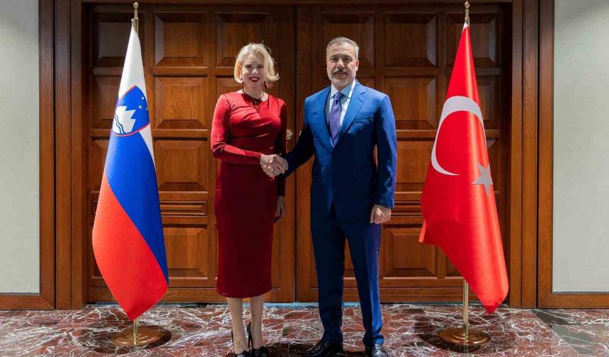 Bakan Fidan, Slovenya Ulusal Meclisi Başkanı Zupançiç ile görüştü