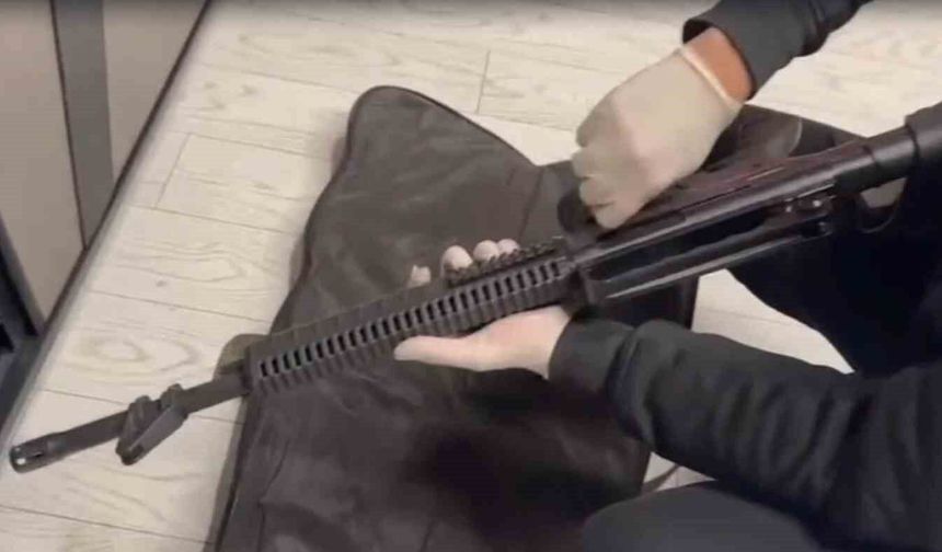 İkametlerini silah imalathanesine çeviren şebekeye operasyon: 1 tutuklama