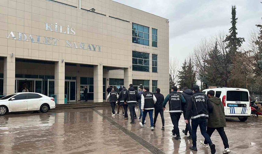 Kilis'te uyuşturucu operasyonu: 7 tutuklama