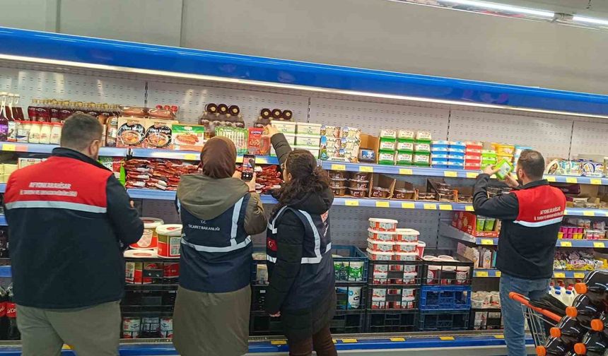 Ramazan ayı öncesi zincir marketlere yönelik denetim