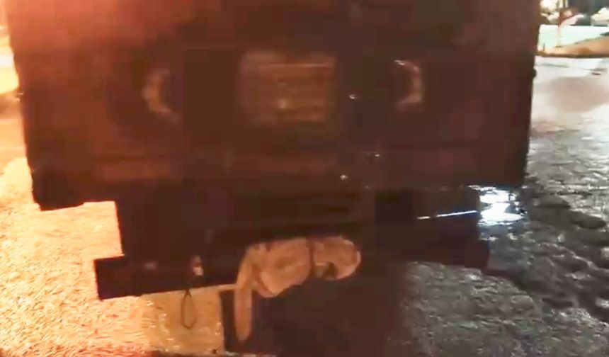 Samsun'da plakası kapalı ve kantara girmeyen araca 99 bin 949 TL ceza