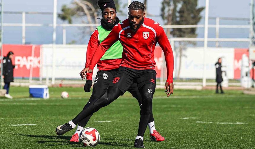 Samsunspor'da Antalyaspor maçı hazırlıkları devam ediyor