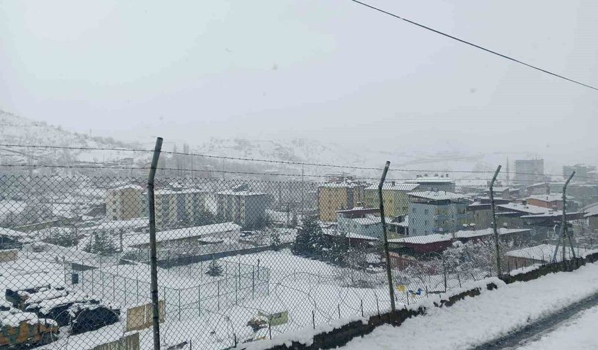 Siirt'te 3 ilçede eğitime kar engeli