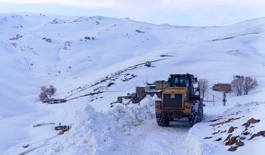 Van'da kardan dolayı kapanan 34 yerleşim yerinin yolu açılıyor