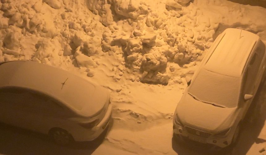 Yüksekova'da kar yağışı ve sis etkili oluyor