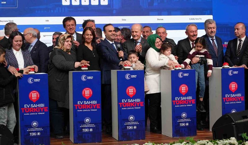 Yüzyılın Konut Projesinde Denizli Kura Çekimi yapıldı