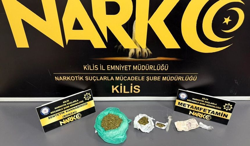 Kilis'te uyuşturucu operasyonunda 4 zanlı tutuklandı