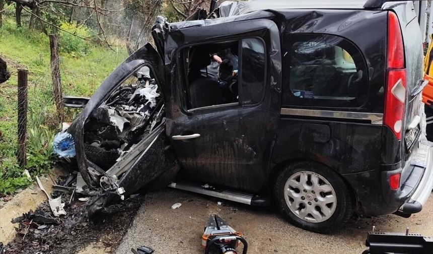 Ordu'da trafik kazasında 2 kişi öldü, 2 kişi yaralandı