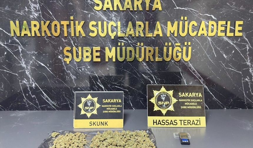 Sakarya'da konum atarak uyuşturucu satan 2 şüpheli suçüstü yakalandı