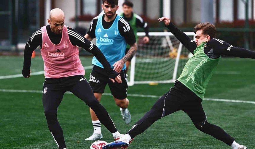 Beşiktaş, Fenerbahçe maçı hazırlıklarını sürdürdü