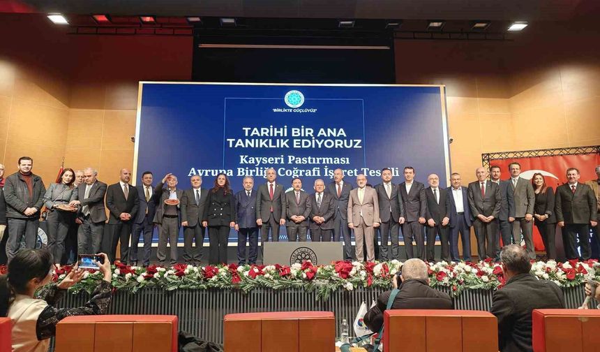 Kayseri'de 'pastırma' sevinci