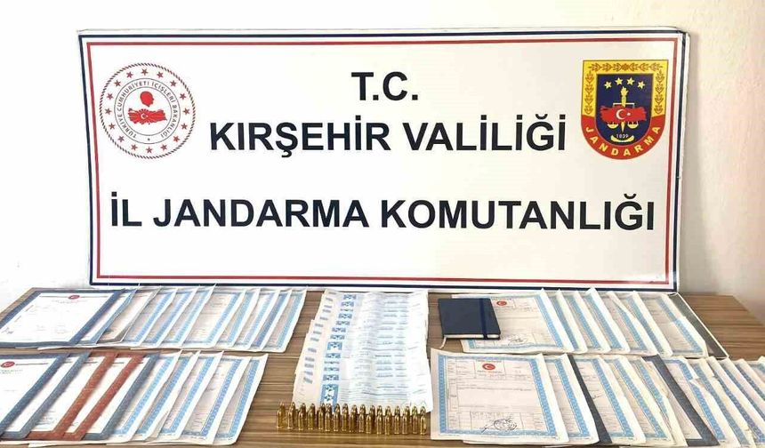 Kırşehir'de 'tefecilik' operasyonu: 3 kişiye adli işlem başlatıldı
