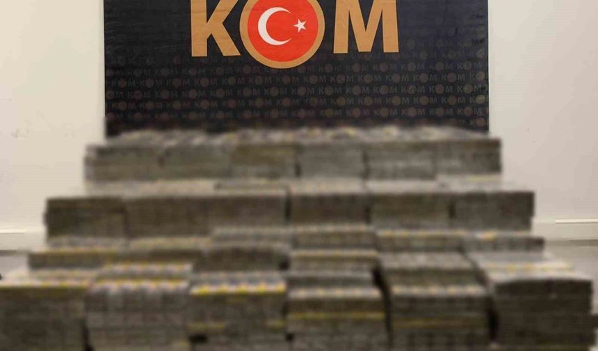 Mardin'de 7 bin 750 paket kaçak sigara ele geçirildi