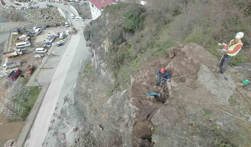 Metrelerce yükseklikte tehlikeli görev