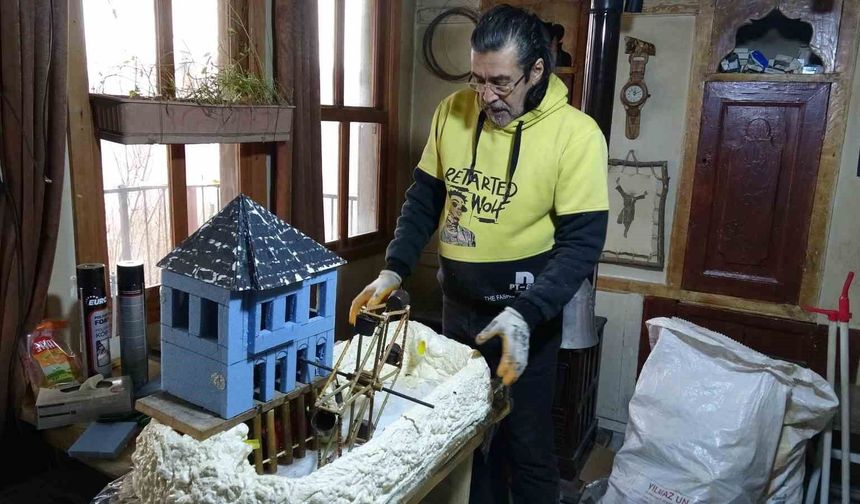 Oğluna yaptığı oyuncak 15 yıllık sanat yolculuğuna dönüştü