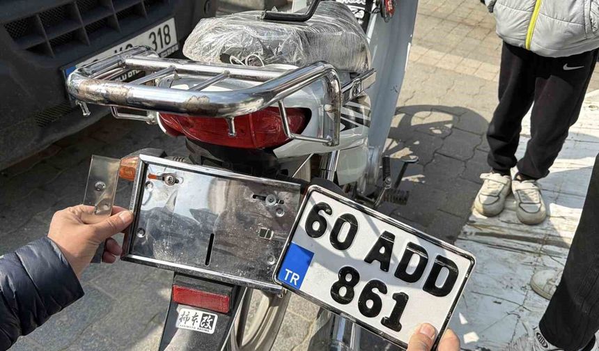 Tokat'ta 50 bin TL'lik motosikleti ile 146 bin TL'lik ceza yedi