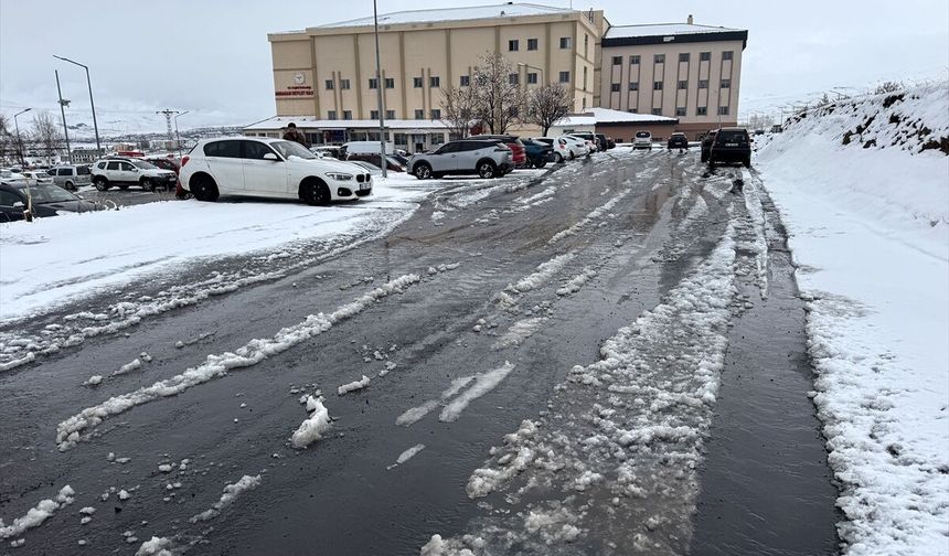 Ardahan'da kar yağışı etkili oldu