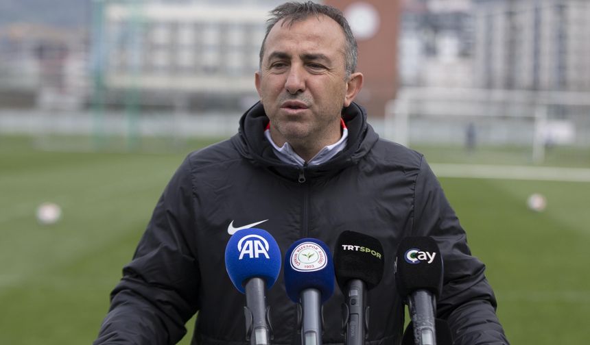 Çaykur Rizespor Teknik Direktörü Uçar, Kayserispor maçı öncesi değerlendirmede bulundu: