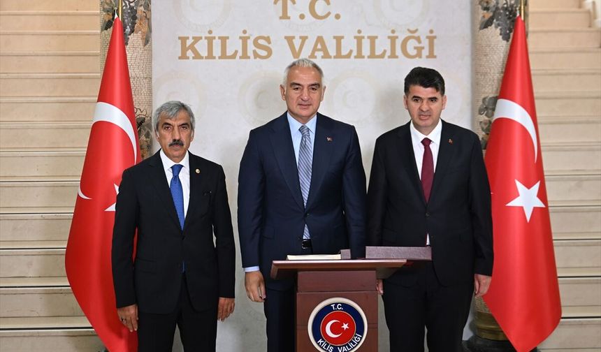 Kültür ve Turizm Bakanı Ersoy, Kilis Valiliği ziyaretinde konuştu: