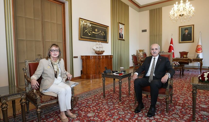 TBMM Başkanı Kurtulmuş, Bosna Hersek'in Ankara Büyükelçisi Colakovic'i kabul etti
