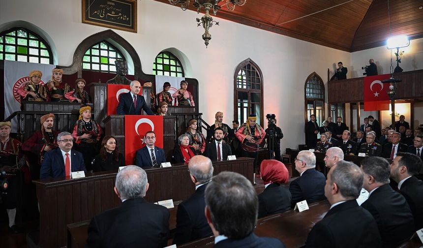 TBMM'nin açılışının 106. yıl dönümü dolayısıyla Birinci Meclis'te anma töreni düzenlendi