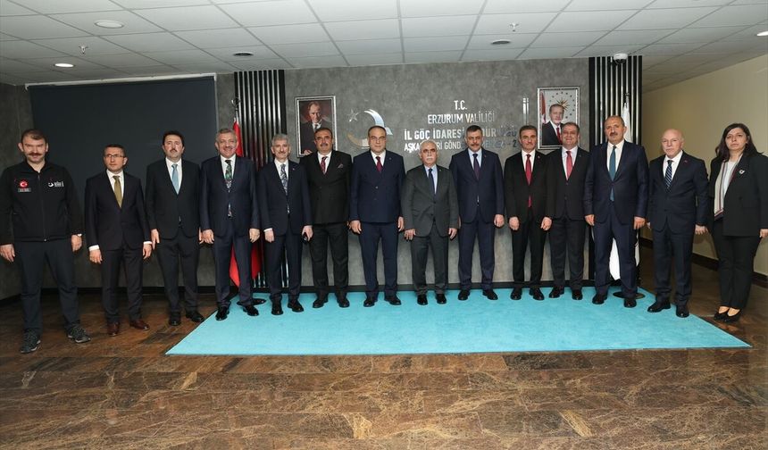 İçişleri Bakanı Mustafa Çiftçi'den Erzurum'daki Aşkale Geri Gönderme Merkezi'ne ziyaret