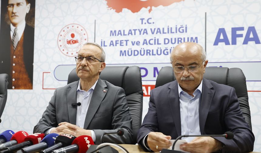Malatya Valisi Yavuz'dan 5,6 büyüklüğündeki depreme ilişkin açıklama
