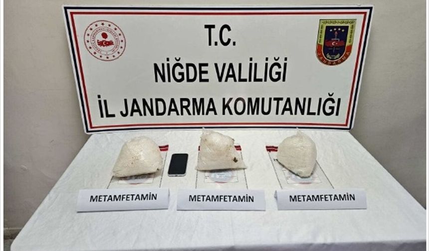 Niğde'de 3 kilo 150 gram sentetik uyuşturucu ele geçirildi