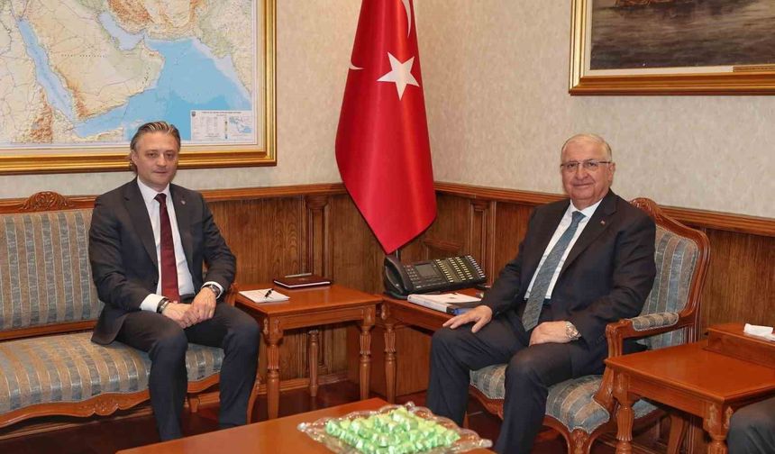 Bakan Güler, Polonya Devlet Bakanı ve Milli Güvenlik Kurulu Bürosu Başkanı Grodecki ile görüştü