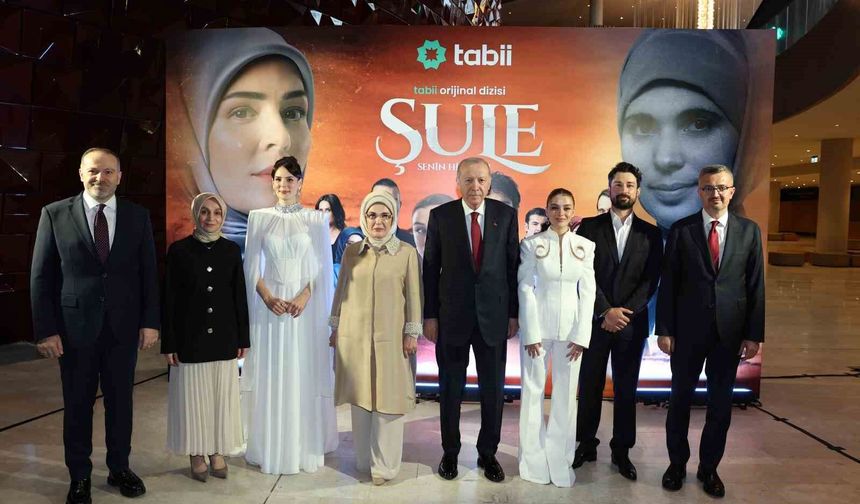 Cumhurbaşkanı Erdoğan, 'Şule Senin Hikayen' dizisinin galasına katıldı
