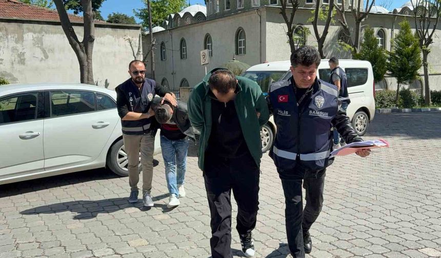 Samsun'da iş yerinden 100 bin liralık hırsızlık: 4 kişi yakalandı