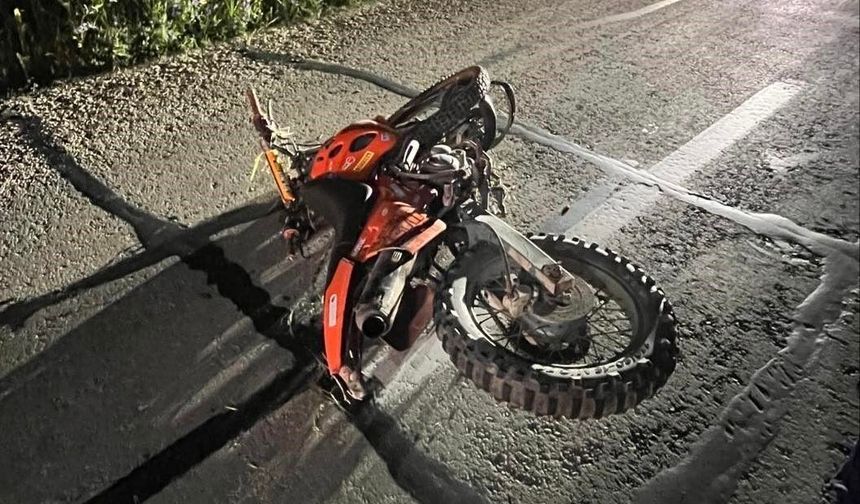 Tekirdağ'da kontrolden çıkan motosiklet devrildi: 1 ölü, 1 yaralı
