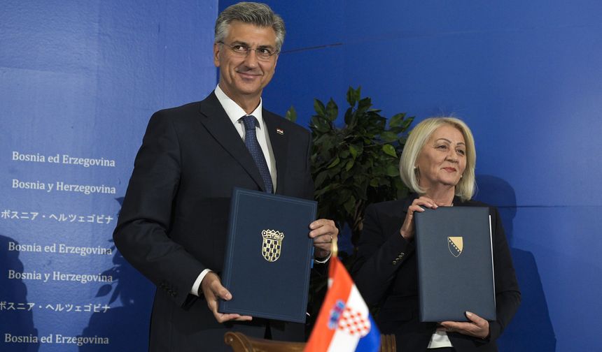 Bosna Hersek ve Hırvatistan arasındaki sınır kapılarının sayısı 5'e çıkarılacak