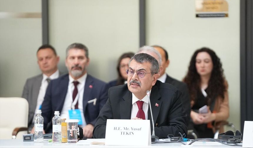 Milli Eğitim Bakanı Tekin, Kazakistan'da düzenlenen TDT 9. Eğitim Bakanları Toplantısı'nda konuştu: